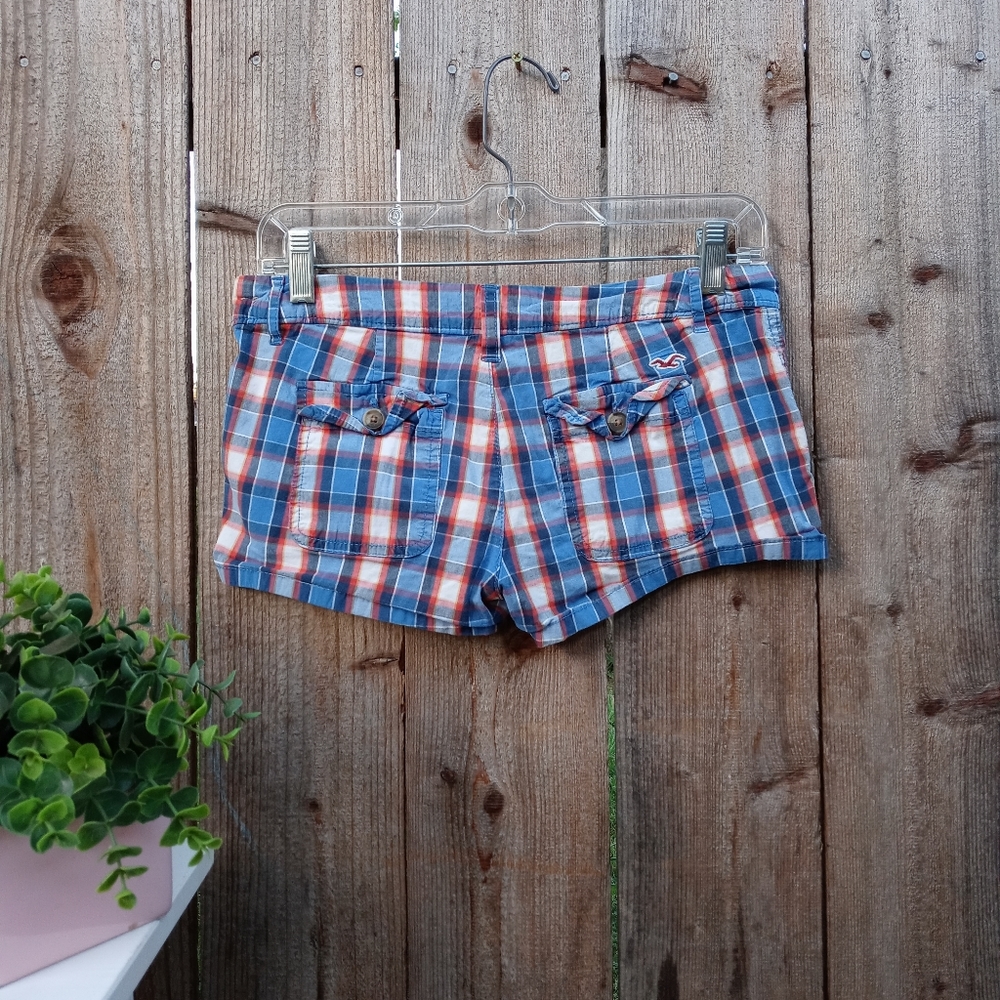 Hollister Plaid Shorts Size 1 - Picture 4 of 6